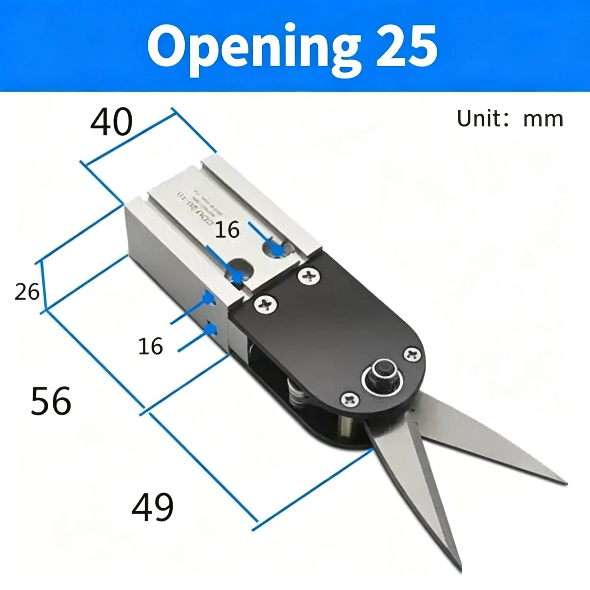 High-Speed Pneumatic Scissors Bidirectional Action KS95 Compatible with Models HS-K25 HS-K18 HS-K12 HS-K40 for Mask Machine