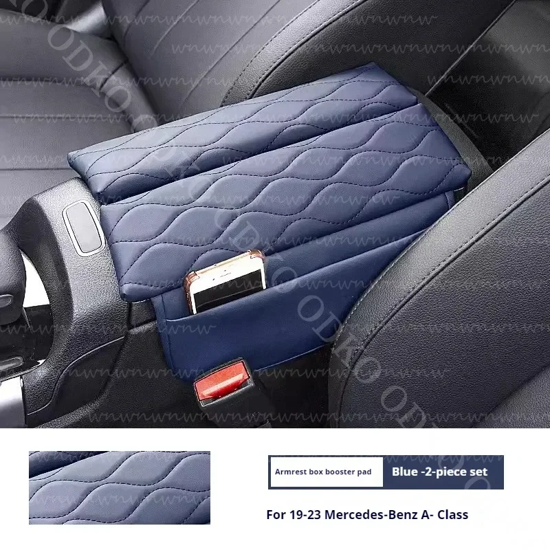 

For 19-23 Mercedes-benz A-Class Central Control Armrest Box Leather Protective Sleeve Armrest Box Cushion Heightener Central Box