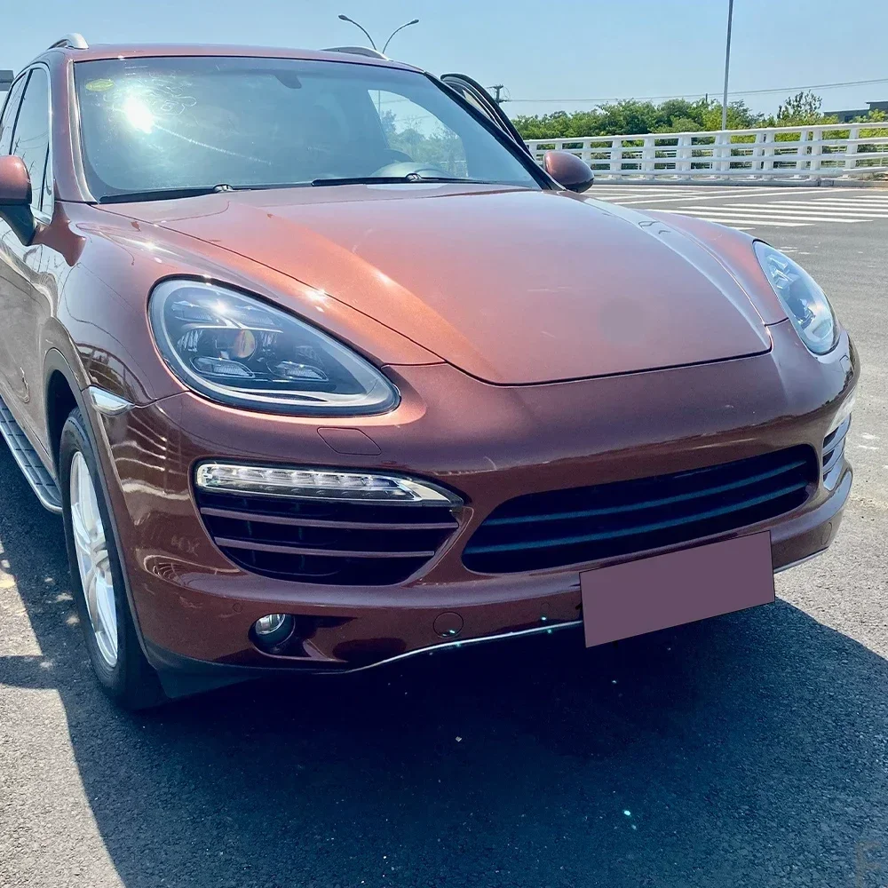 

Для Porsche Cayenne 2011-2018 автомобильные передние фонари, светодиодные фары в сборе, обновление 2021, дизайн с высокой настройкой, дизайн Plug and Play