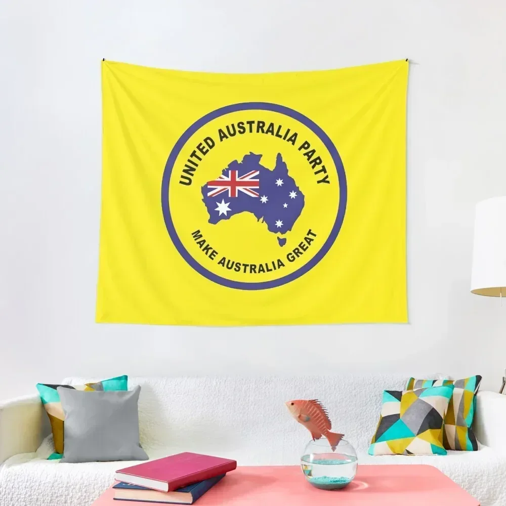 

Clive Palmer's United Australia Party Tapestry Cute Decor Home And Comfort Decor Tapestry