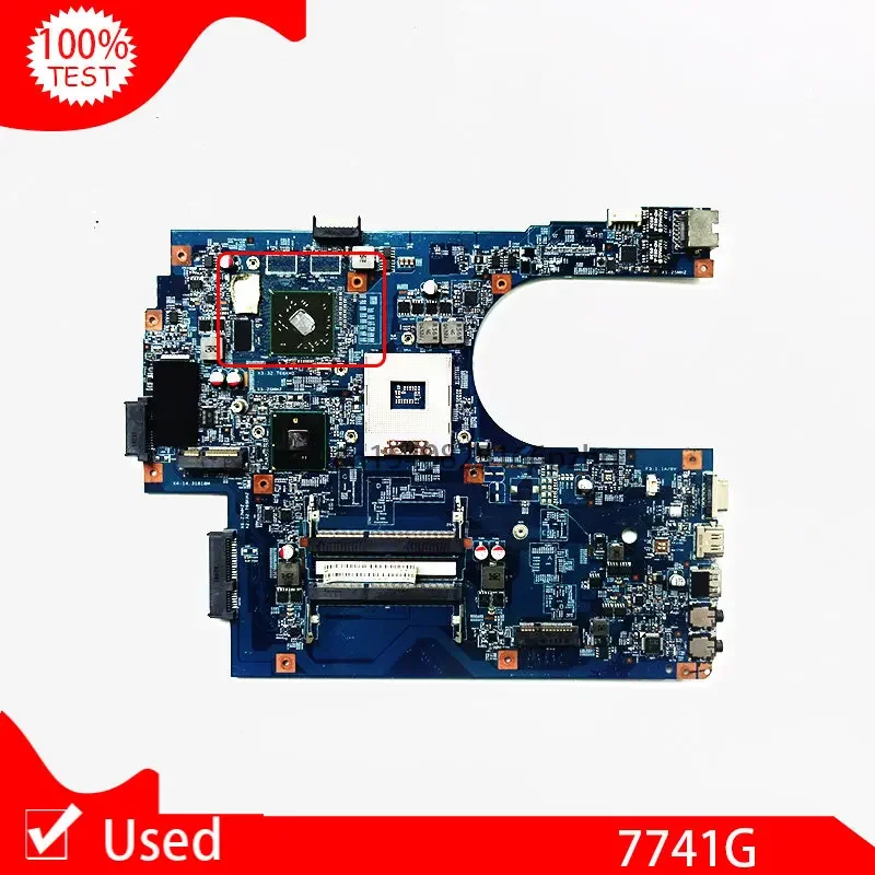 Used JE70-CP MB 09923-1M 48.4HN01.01M For Acer Aspire 7741 7741G PC Motherboard MBPT401001 MBN9Q01001 HM55 DDR3