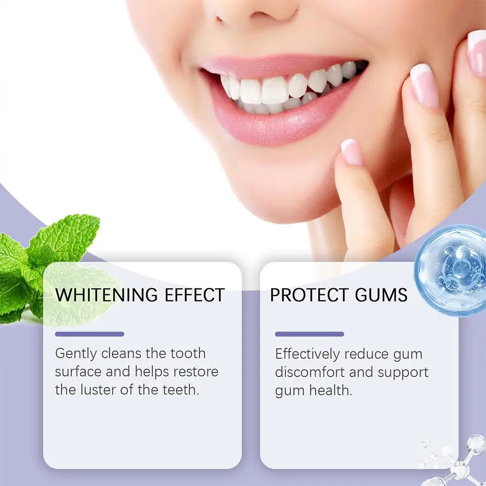 Polvo Blanqueador Dental Oralhoe de 50g Sin Flúor, Limpieza Profunda, Elimina Manchas Amarillas, Repara el Esmalte, Refr