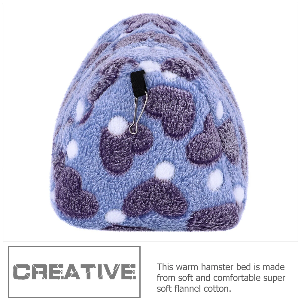 

Pet Bed House Hammock Wall Mount Hamster Small Pets with Hanger Warm for Hanging Hideout Thicken