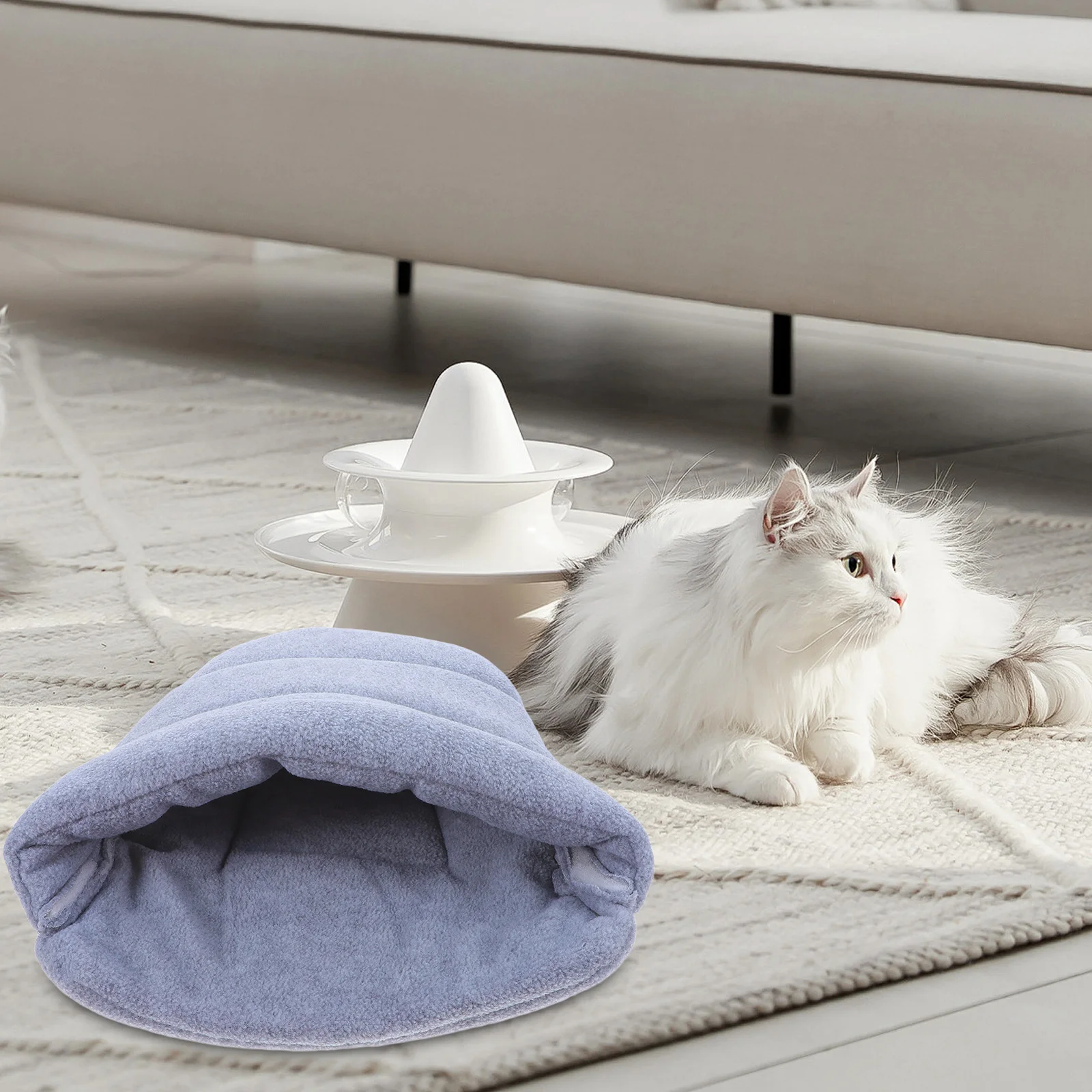 

Dog House Winter Slipper Cat Sleeping Bag Nest Cave Hut Small Medium Pets Warm Cozy Security Triangle Durability