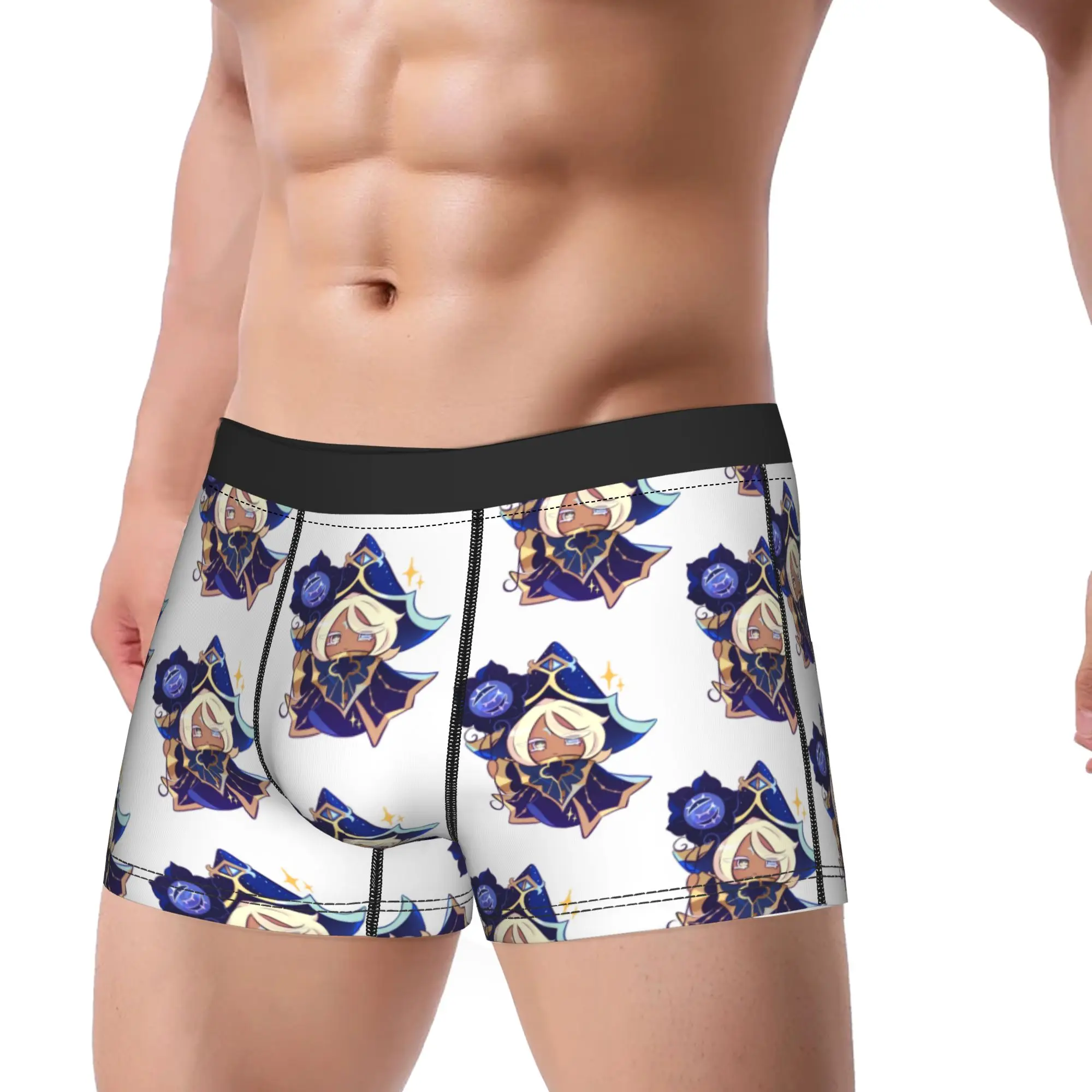 Men Truthless Recluse Chibi Boxer Briefs Shorts Panties Breathable Underwear Cookie Run Kingdom Homme Plus Size Underpants