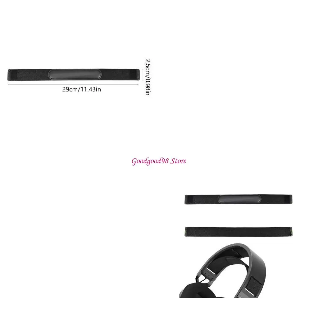 

Headband Cushion Quality Fabric And Protein Leather Headbeam Belt Offers Superior Comfort For Gamers And Music Lovers