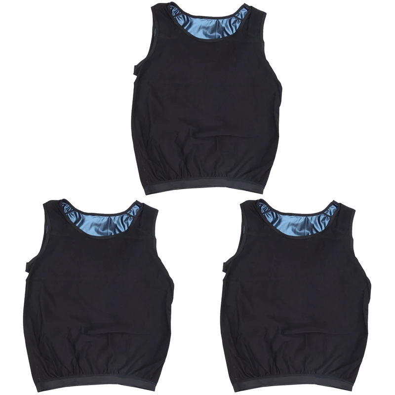 

3X Sauna Vest Premium Workout Tank Top Polymer For Slimming Weight Loss Fitness Men's S/M