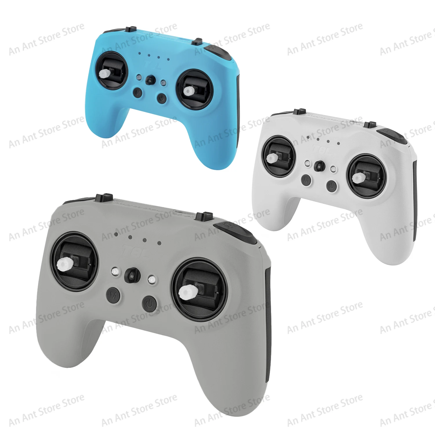 Radiomaster T8L Radio Controller ExpressLRS 2.4GHz module 5-way trim buttons with LED and audible feedback Blue, White and Grey - image 1 of 6
