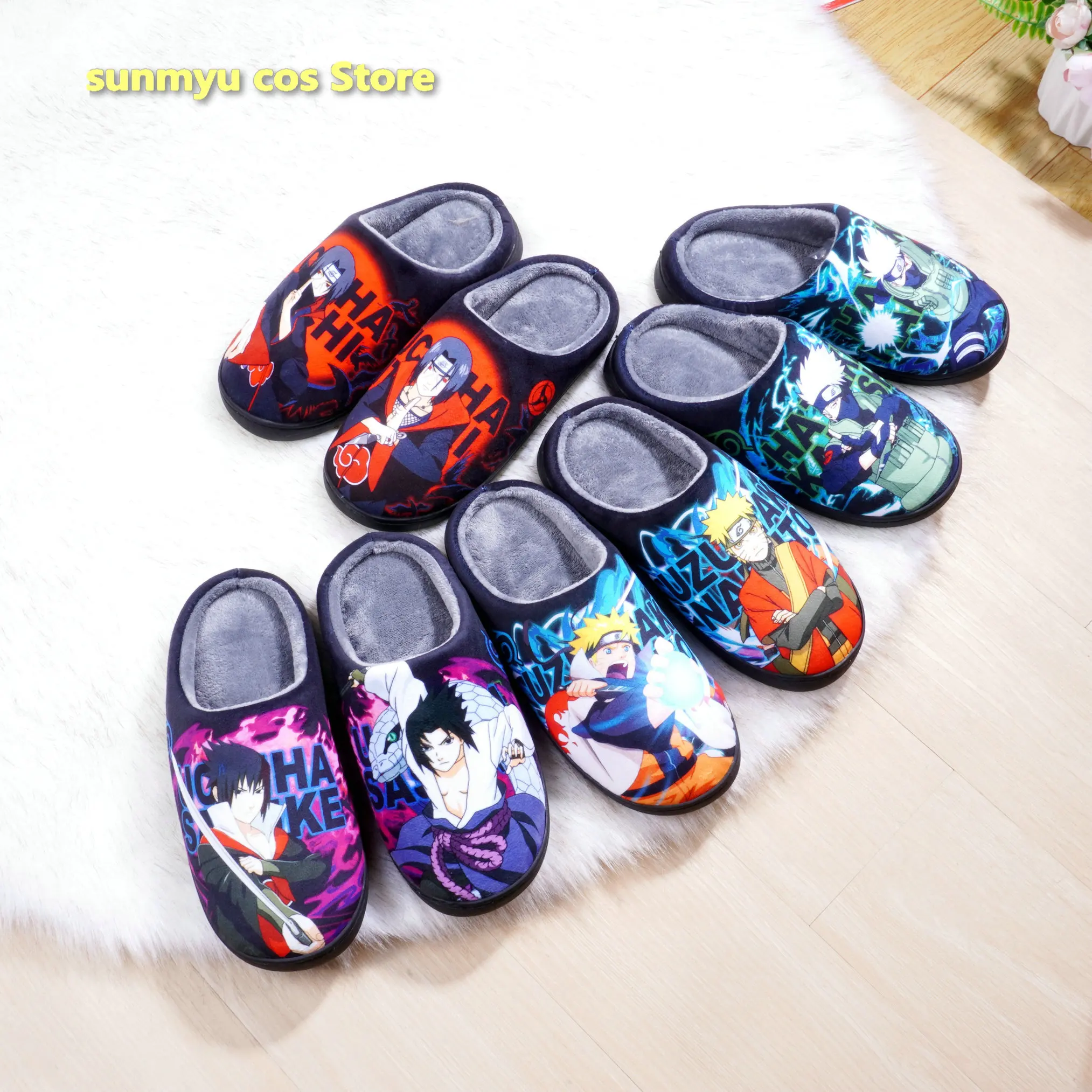 

Anime Winter Home Slippers NT Men Women Slippers Japanese Cartoon Slipper