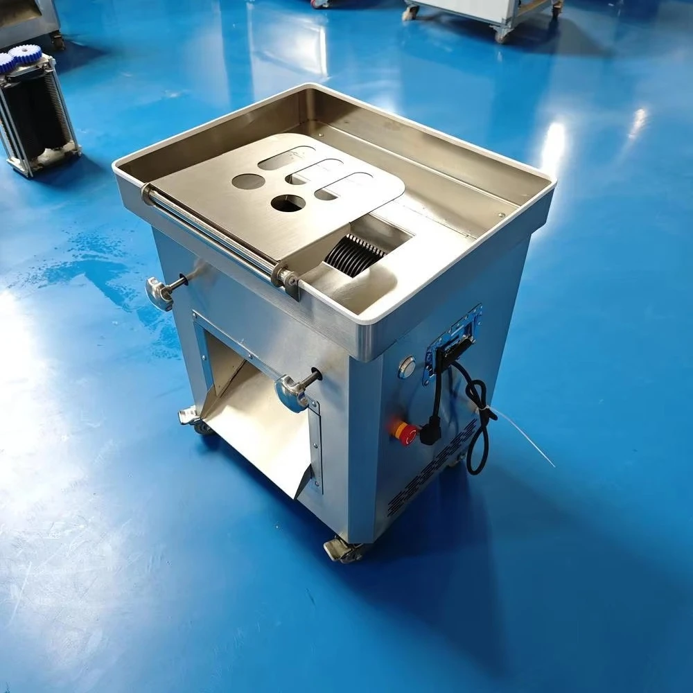 Industrial Fresh Meat Shredder, Beef & Pork Strip Shredding Slicer Cutting Machine for Meat Processing