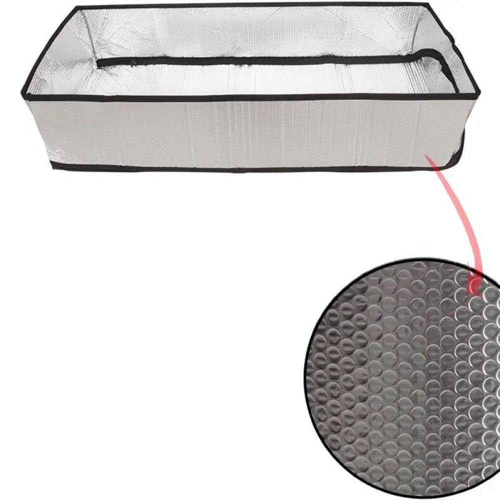 Thermal Insulation Barrier For Attic Stairs Aluminum Foil Attic Hatch Entrance Energy Saving Protective Cover