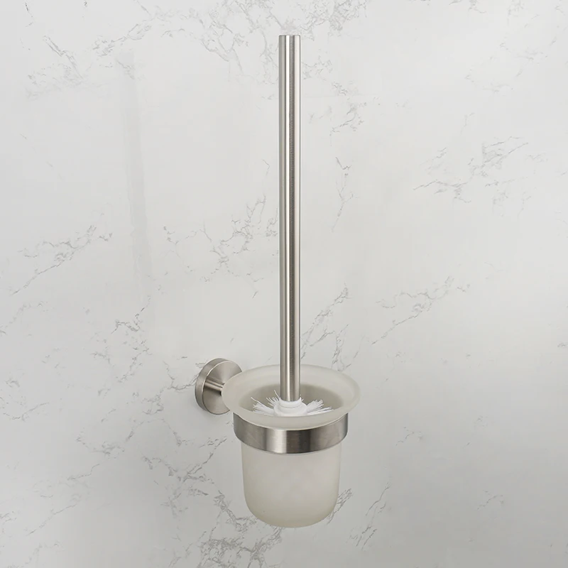 Bathroom Hardware 304 Stainless Steel Brushed Towel Rack Toilet Paper Holder Soap Holder Towel Bar Toilet Bathroom Accessories