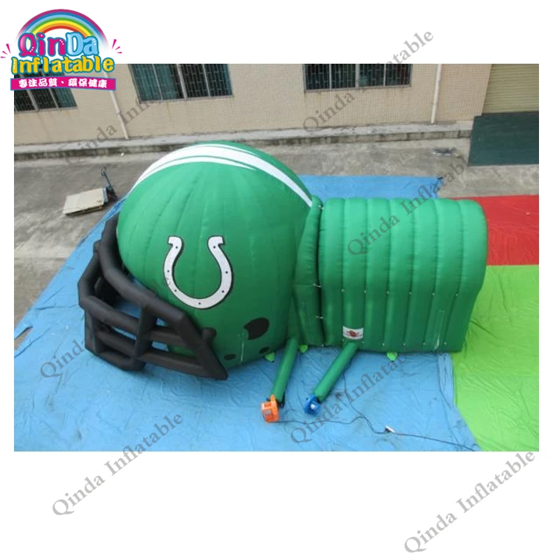 

Hot Sale Custom Giant Inflatable Football Helmet Tunnel For Sport Event