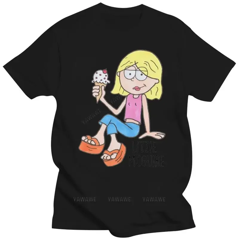 100 Cotton Male Short Sleeves Tshirt brand tee-shirt Duff T Shirt Lizzie Mcguire T-Shirt 6xl Beach Tee Shirt Funny Printed