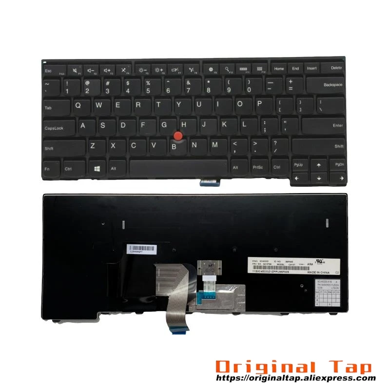 US English Keyboard for Lenovo Thinkpad E431 E440 5N20W68240 5N20W68276 5N20W68312