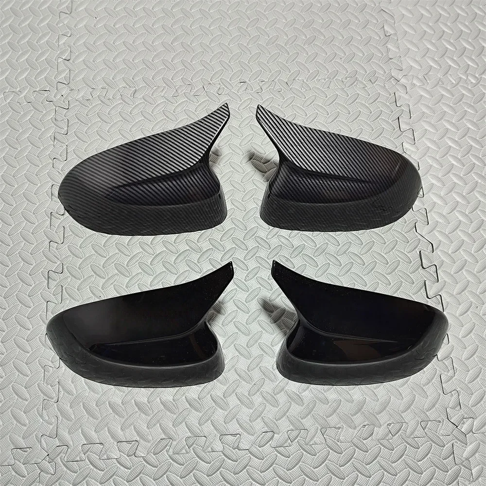 2Pcs For BMW X3 G01 X4 G02 X5 G05 X6 G06 X7 G07 G08 2018-2023 M Style Car Rear Side View Mirror Covers Trim Shell Gloss Black view 4