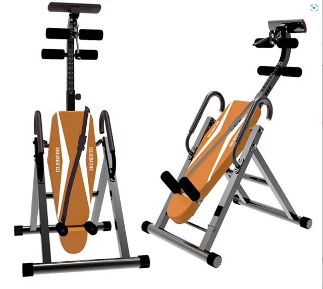 طاولة انعكاس جديدة شديدة التحمل مع مسند رأس قابل للتعديل وآلة نقالة الظهر للحزام الواقي لعلاج تخفيف آلام الظهر