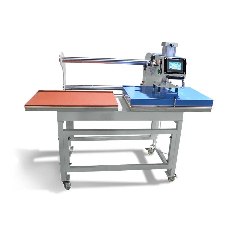 

Pneumatic Double Station 60x80cm Heat Press Machine Automatic Slide for Sublimation Textile Clothing Hot Stamping New Condition