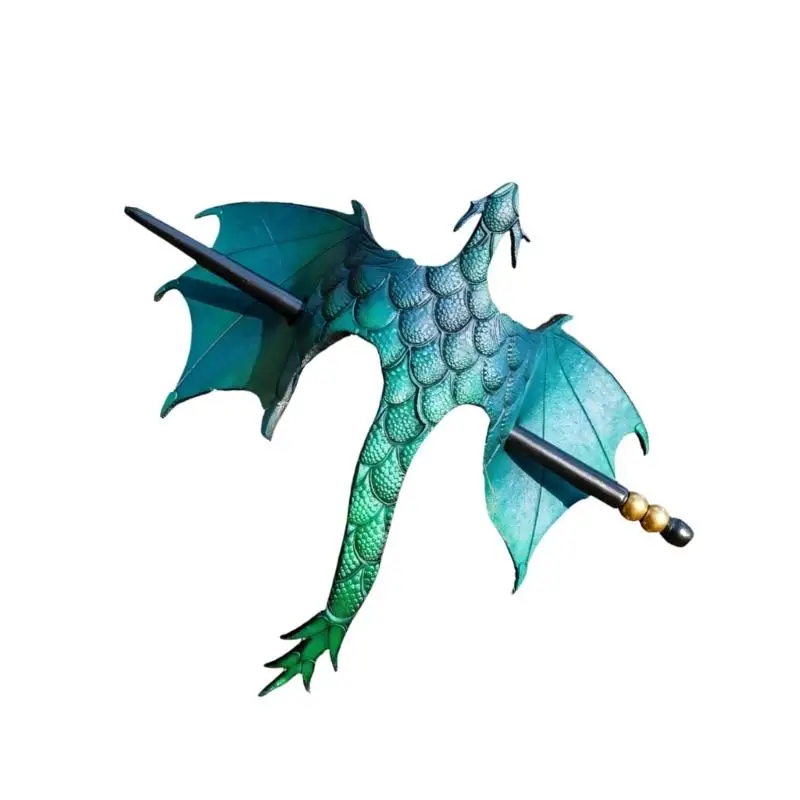 39BD Fantasy Hair Dragon Hair Holder Wooden Hair Pin for Medieval Fair Costumes and Themed Hair Styling Looks