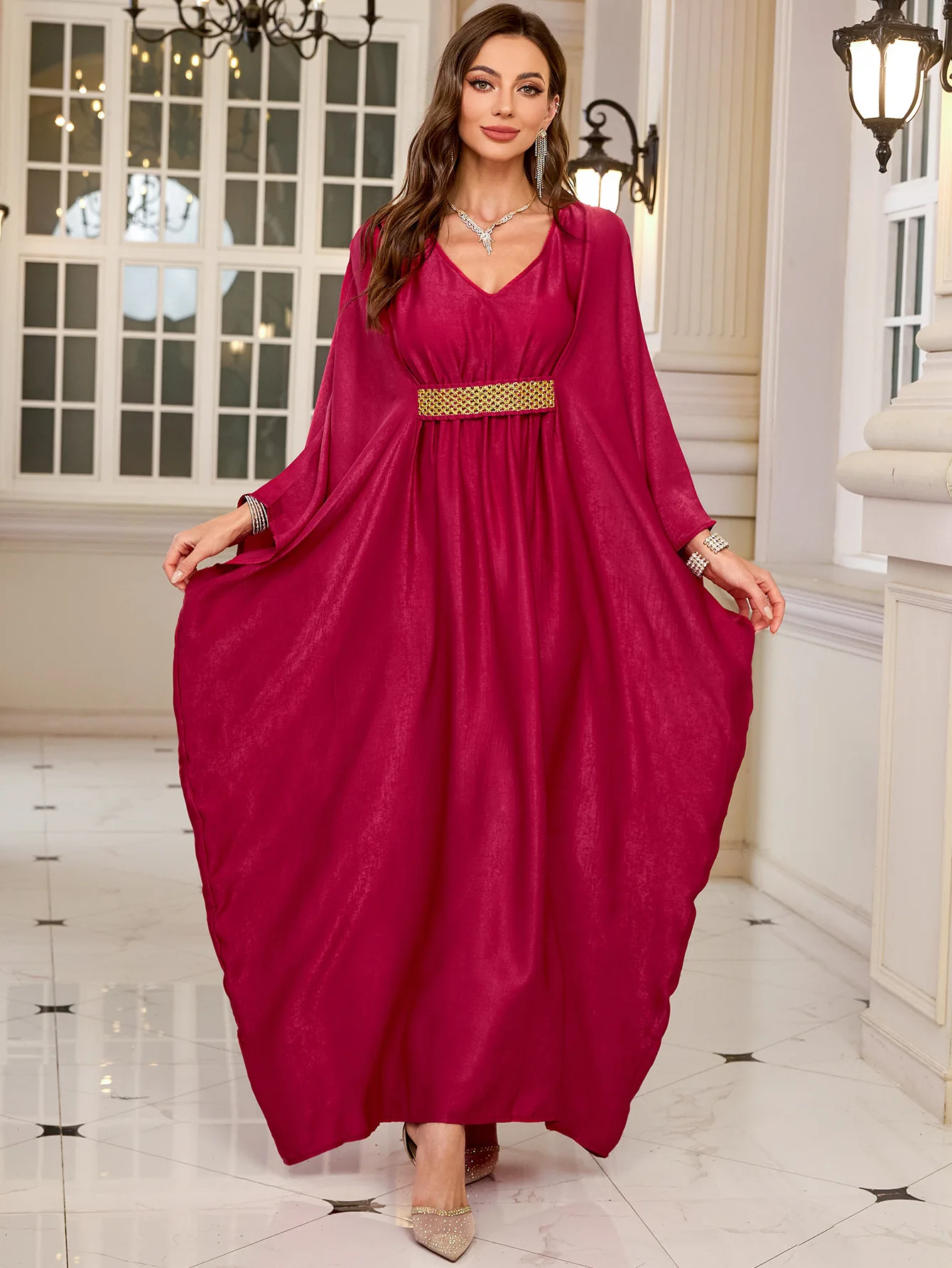 Abito da donna in caftano da spiaggia, caftano, costume da bagno, copricostume