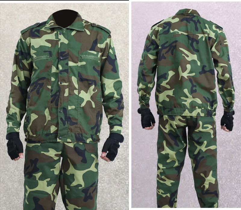 Spring thin style autumn labor protection worker protective work clothes training suit set