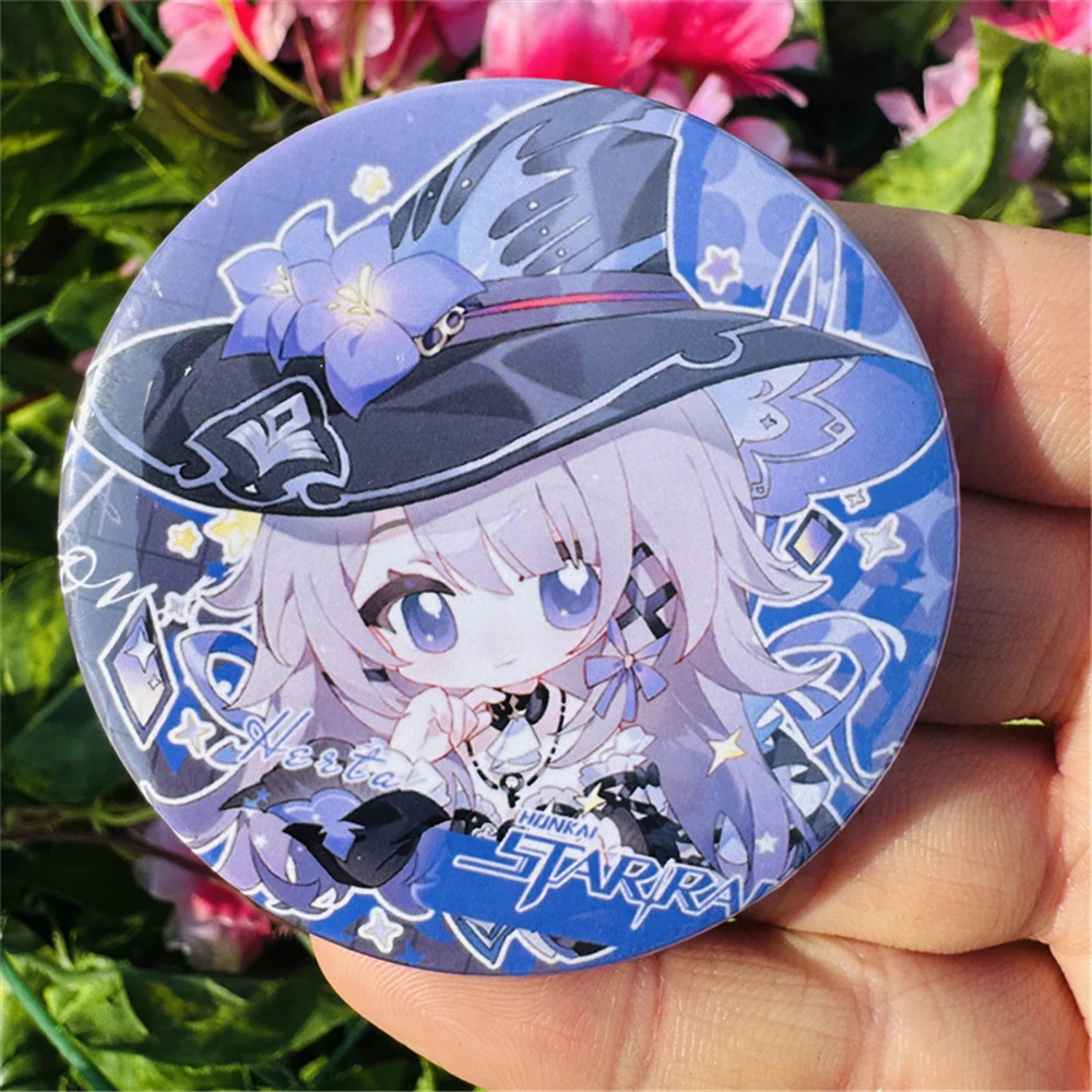 Gra Honkai: Star Rail Tingyun Fugue Rappa Herta Aglaea kostiumy Cosplay SPTE cynowana przypinka akcesoria wisiorek Prop