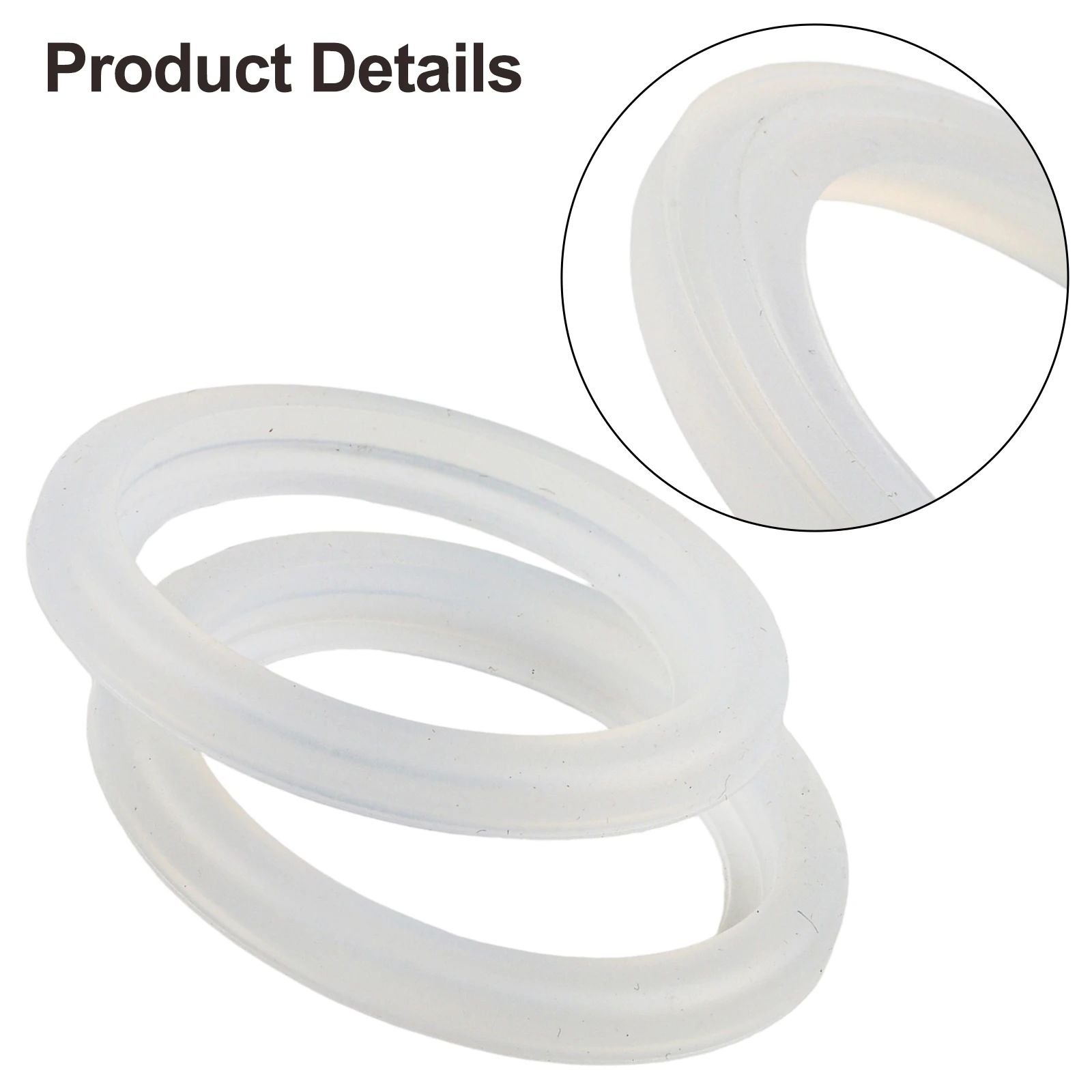 2pcs Silicone Sealing Ring For Coffee Brew Head Seal 800ES/192 800ES ESP6 ESP8 BES230 50mm Coffee Tool Accessories