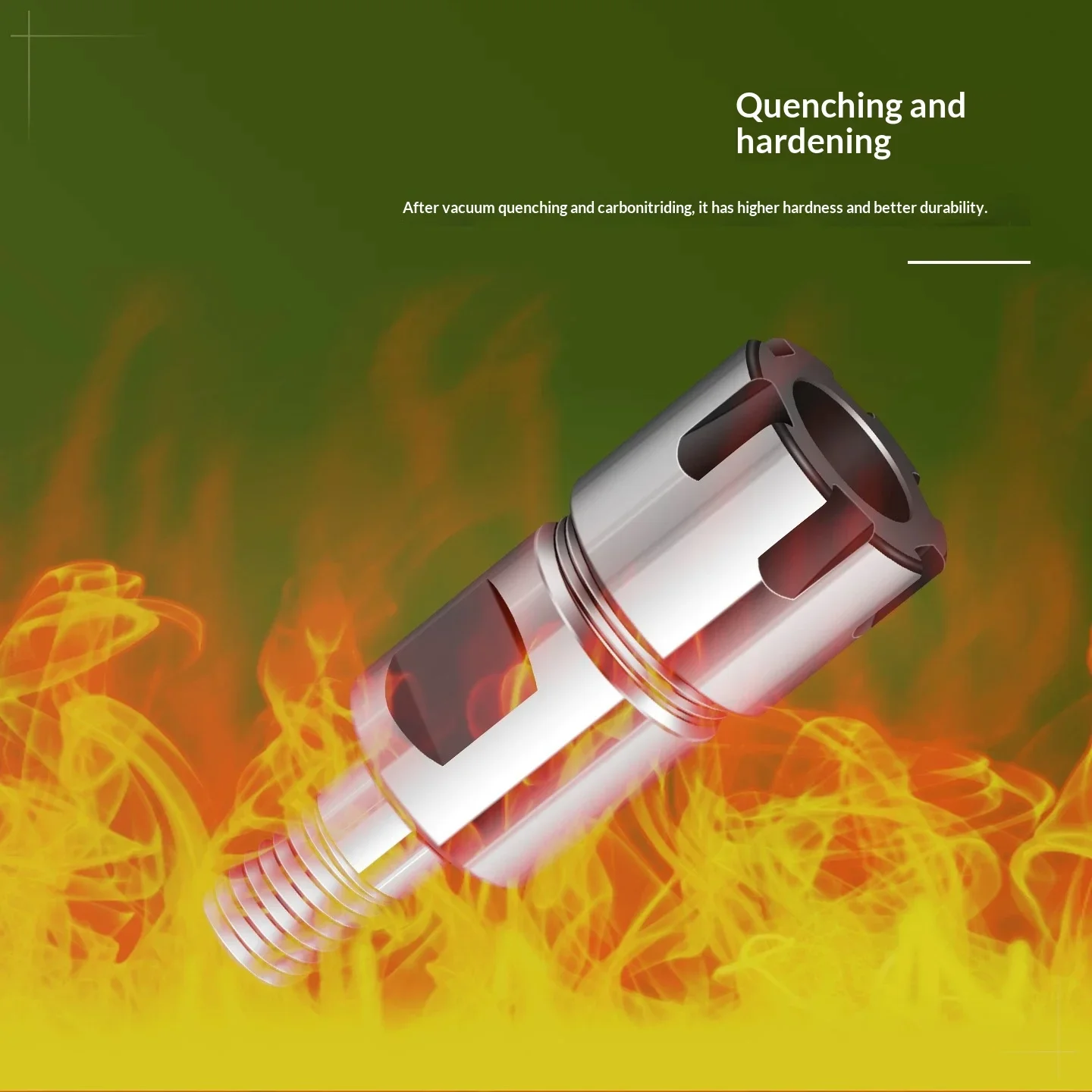 ER11 ER16 ER20 ER Nut Lock Tooth Milling Cutter Head Anti Seismic High Precision Split Drill Bit Extension Rod Connection Head