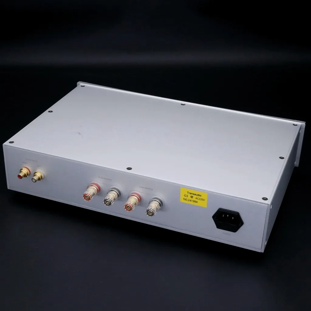 

Усилитель мощности CHUBAN G3 Reference Goldmund Circuitry, на базе MOSFET-транзисторов UK ECX, чистый усилитель, высокая мощность 100 Вт/8 Ом, 200 Вт/4 Ом