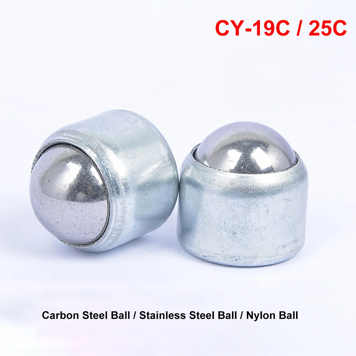 CY-19C CY-25C Universal Ball Roller Bearing Transfer Caster Round Bull Wheel Transmission Furniture System Accessories