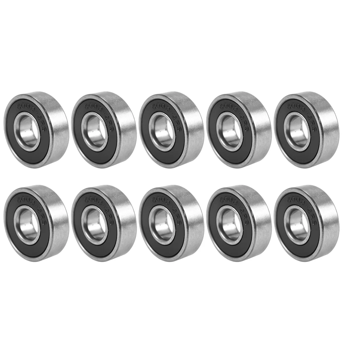 Caliente 10 Uds 6000RS blindado ranura profunda Radial 10mm x 26mm x 8mm