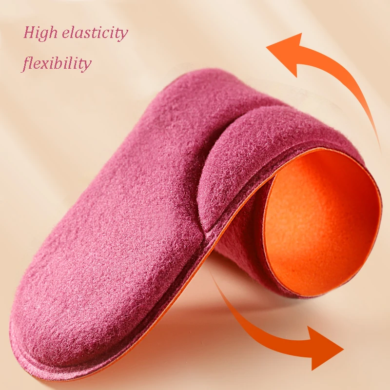 Feet Warm Memory Foam Arch Support Insoles for Women Winter Self Heated Thermal Insoles for Sports Shoes Self-heating Shoe Pads image 6