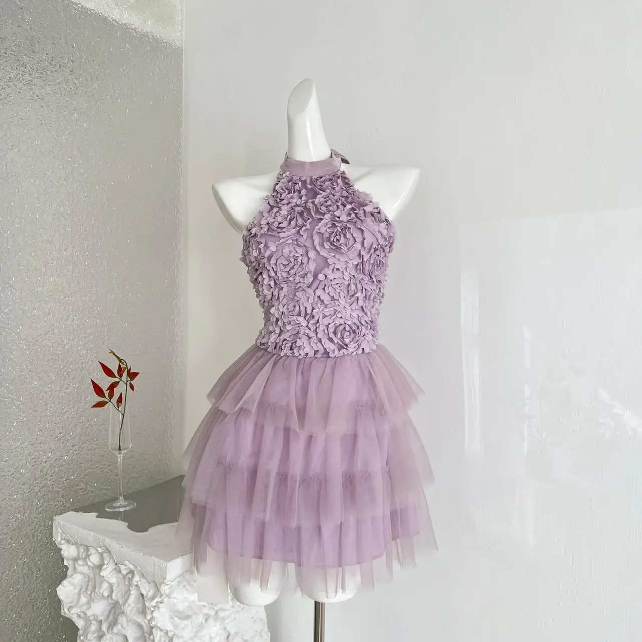 ifashion-summer-pure-desire-hanging-neck-mesh-skirt-women's-dress-ballet-purple-floral-embroidery-short-skirt-city-walk