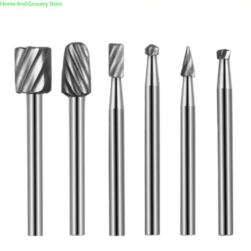 

0xxa упаковка из 6 карбидов настройка 3 мм хвостовика