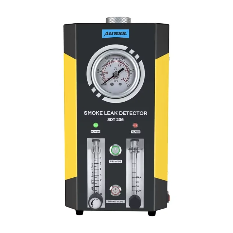 SDT-206 Car EVAP System Leak Testing Machine Leak Detector, 12V Automotive Fuel Pipe System Leak Tester with EVAP Adapter