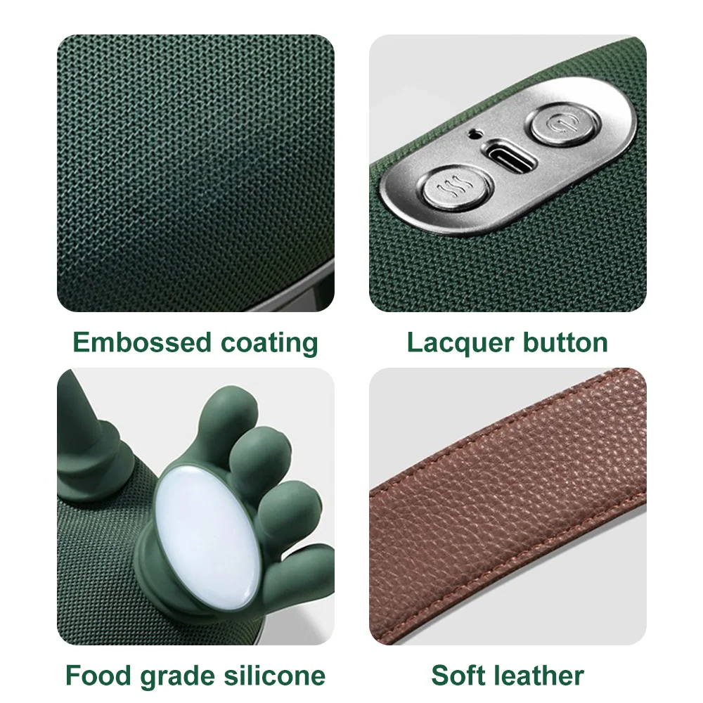 Wireless Neck Cervical Trapezius Kneading Massage Shawl 4D Bionic Finger Neck Shoulder Massager Brushless Motor Neck Masajeador