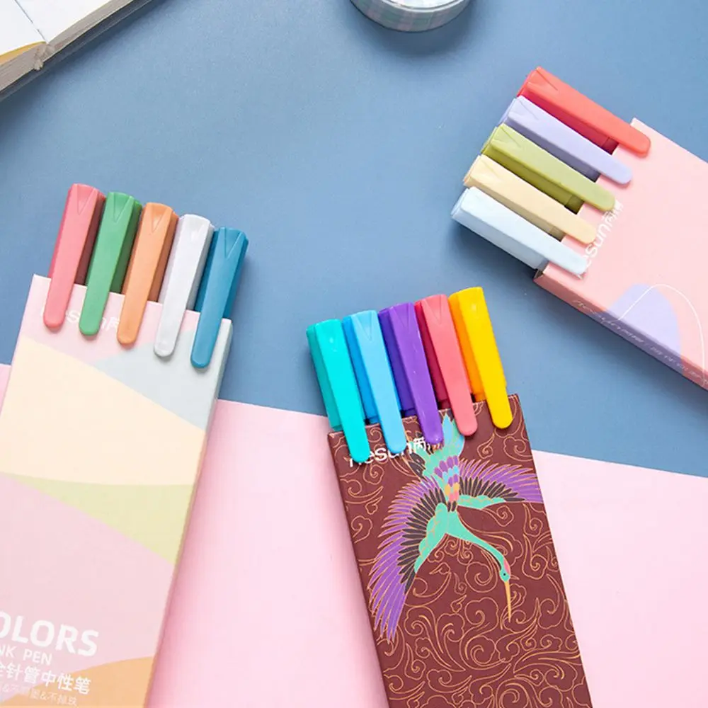 

Vintage Durable Stationary Office Supplies Student Gifts Color pen Signing Pen Marker pen Set Writing Gel Pen