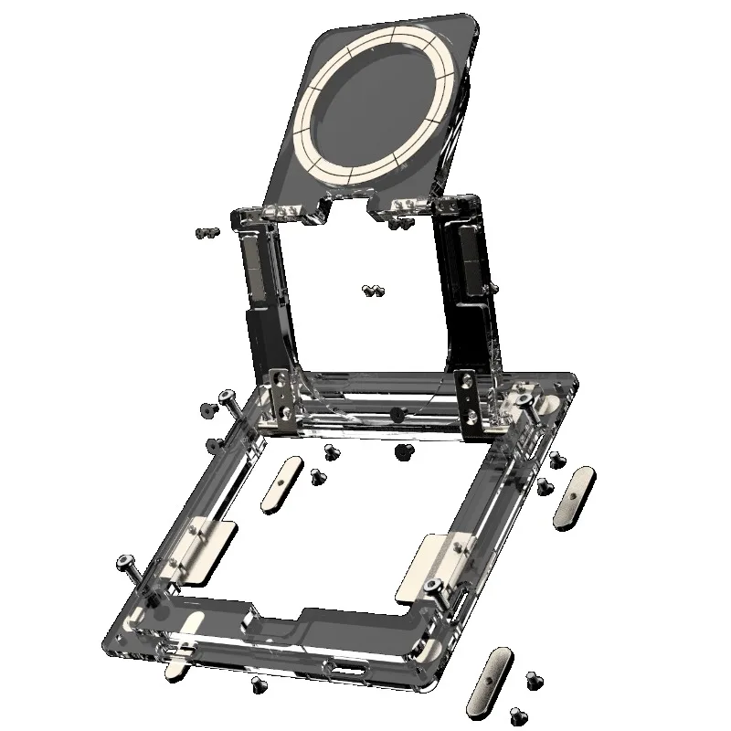 ZS-VESA75 Thin Folding Magnetic Portable Display Bracket, Wall-mounted Portable Screen