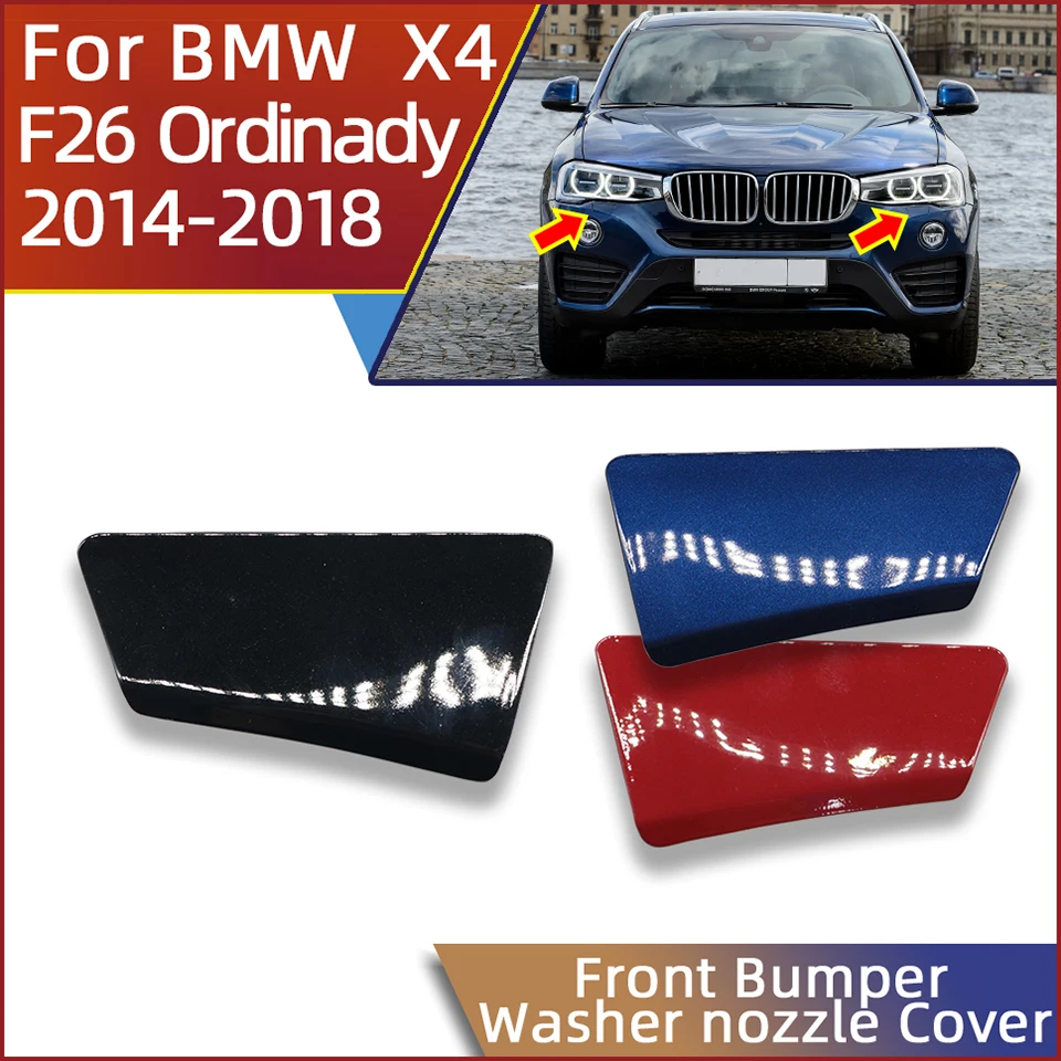 

High Quality Auto Parts Front Bumper Left Right Headlight Washer Nozzle Cover Shell Cap For BMW X4 F26 2014 2015 2016 2017 2018