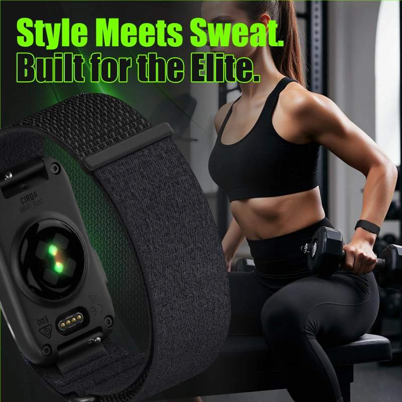Straps for Garmin CIRQA Smart Band Sports Woven Nylon Loop Adjustable Straps replacement Wristband Case Garmin CIRQA accessories gallery 4