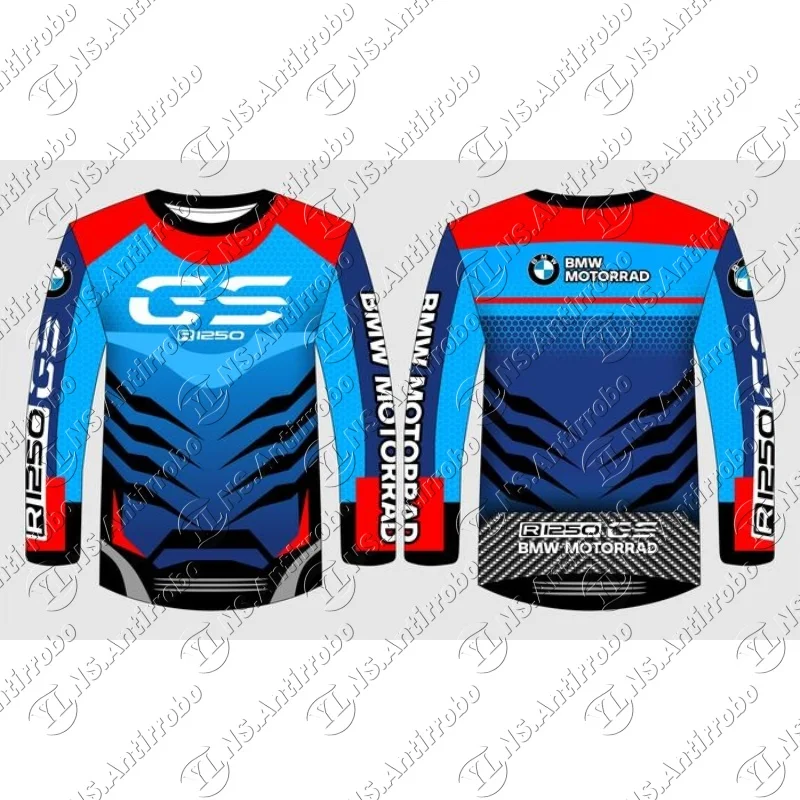 

Мотоциклы BMW Racing, автомобили, спортивные футболки с длинными рукавами и круглым вырезом, дышащая и быстросохнущая одежда для мужчин и женщин