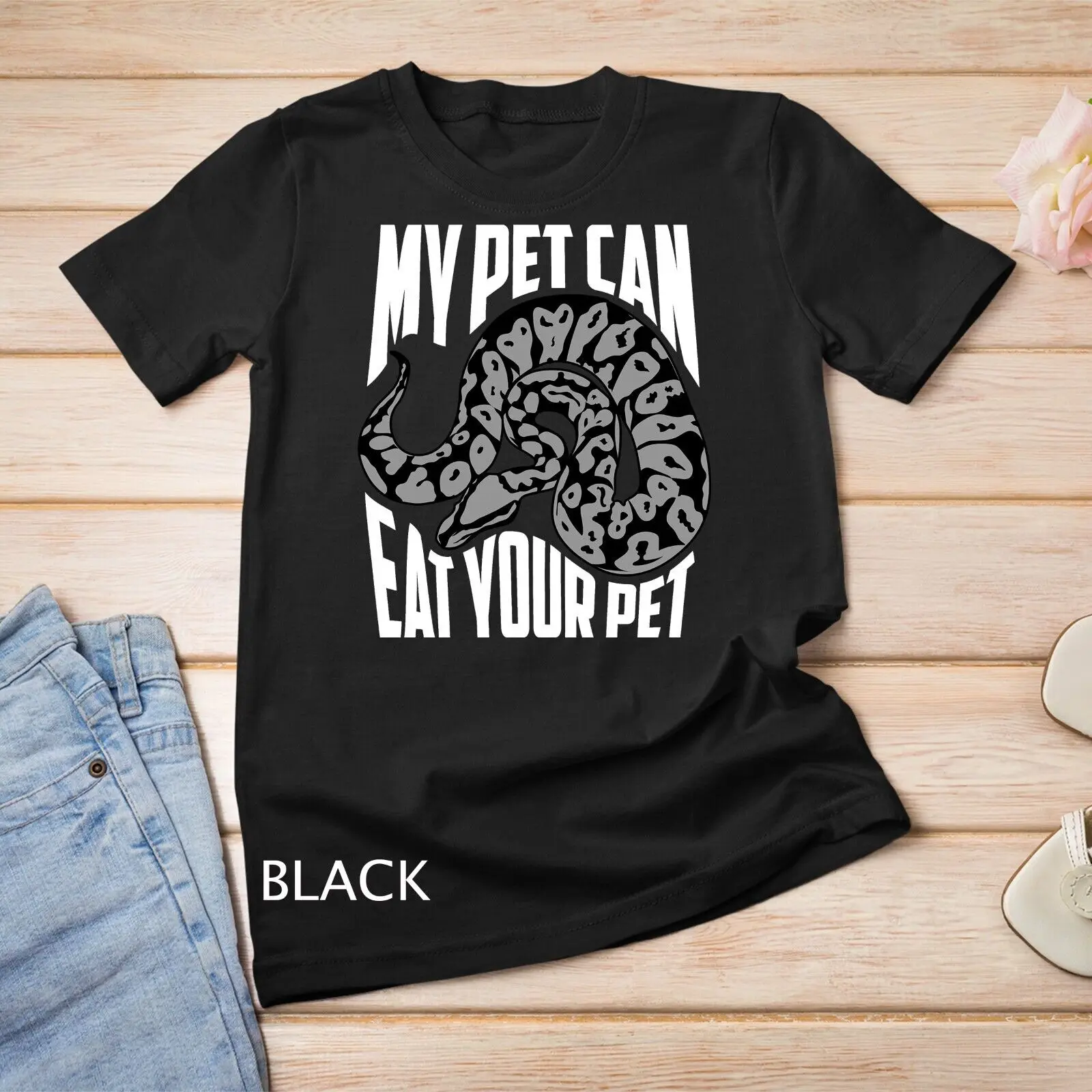 Mi mascota puede comer tu linda camiseta amante de los reptiles