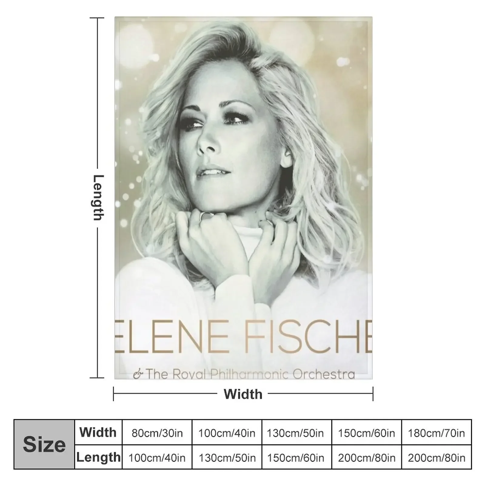 Helene Fischer Weihnachten Throw Blanket Blankets For Bed Blankets For Sofas Heavy Thermals For Travel Blankets