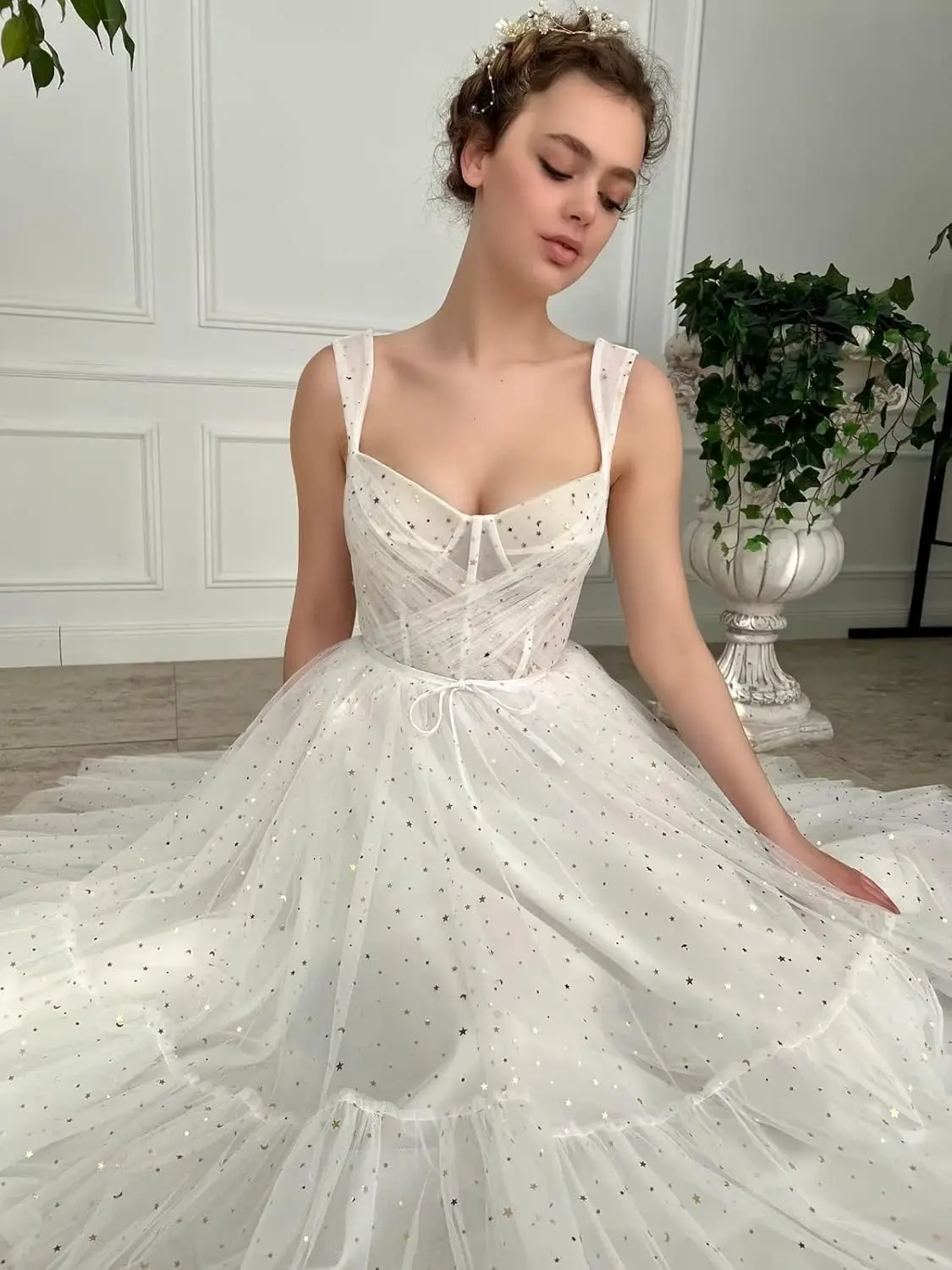 Vestido de noite longo elegante feminino brilhante estrelado galáxia formatura chá capitão formal festa bola cintura vestido