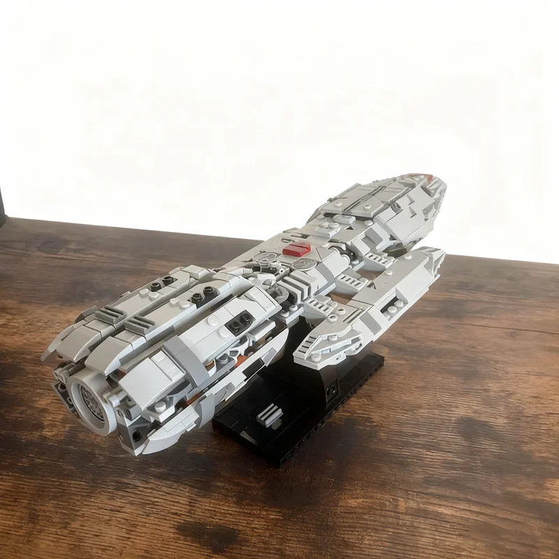 727 pçs moc battlestar pegasus midi escala ícones modelo blocos de construção brinquedo presentes natal arquitetura idéia educação tijolo