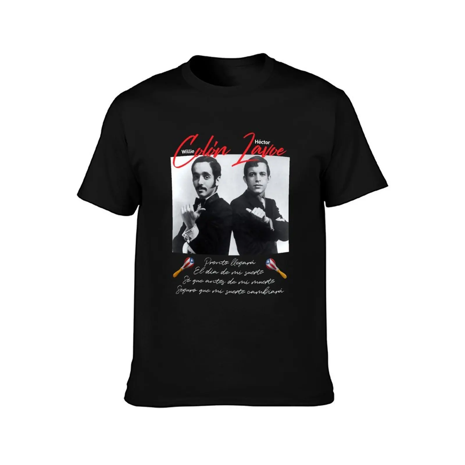 Willie Colon, Hector Lavoe - El dia de mi Suerte. Fania T-Shirt Plus Size Summer Short Sleeve T-Shirt