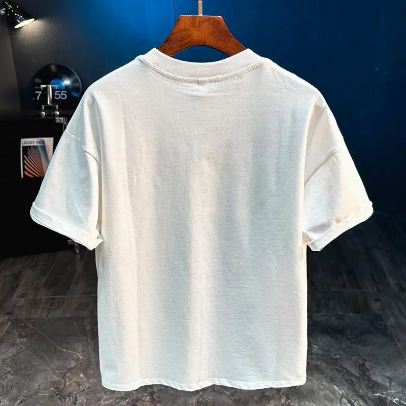 New Printed Short sleeved T-shirt for Men's Summer, Loose, Trendy
