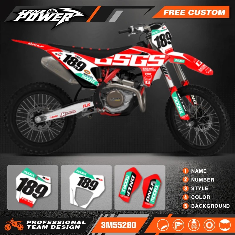 

Powerzone Custom Team Graphics Background Decals Stickers Kit for Gasgas Gas Gas EC MC 2021 2022 2023 06