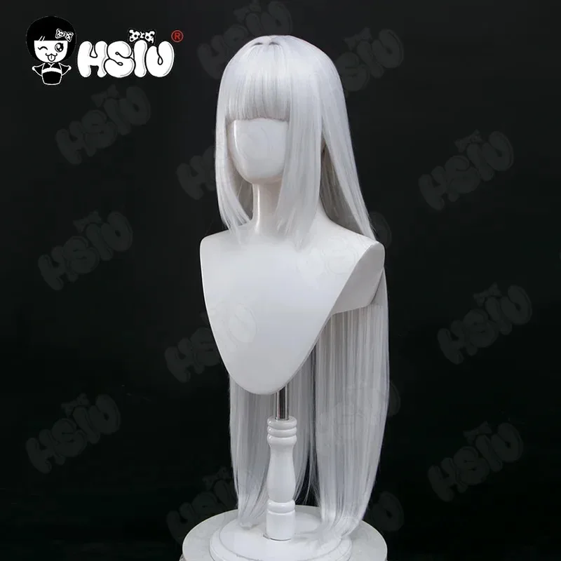 

CyGame NIKKE The Goddess of Victory косплей Blanc косплей парик HSIU 100 см серебристо-белые длинные волосы синтетический парик NIKKE косплей