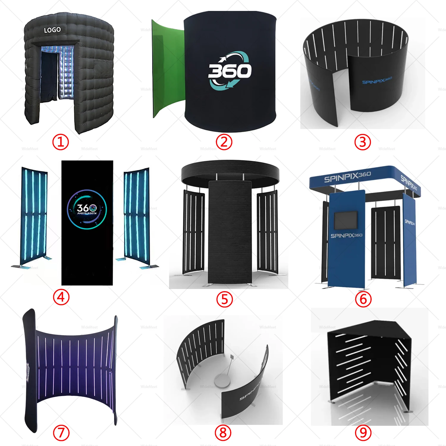 Custom Stand Circular Sequin 360 Photobooth Backdrop 360 Degree Photo Booth Backdrop 360photo Booth Enclosure